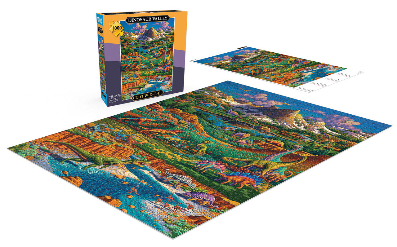 buffalo-games-eric-dowdle-dinosaur-valley-1000-teile-puzzle-dino image 3