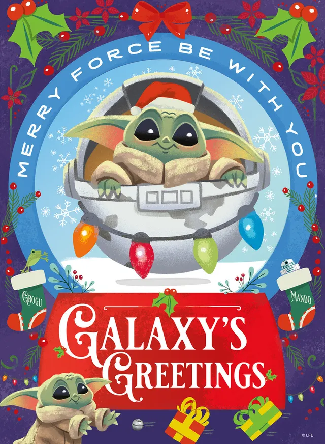 buffalo-games-galaxy-s-greetings-100-teile-puzzle-star-wars-grogu image 1