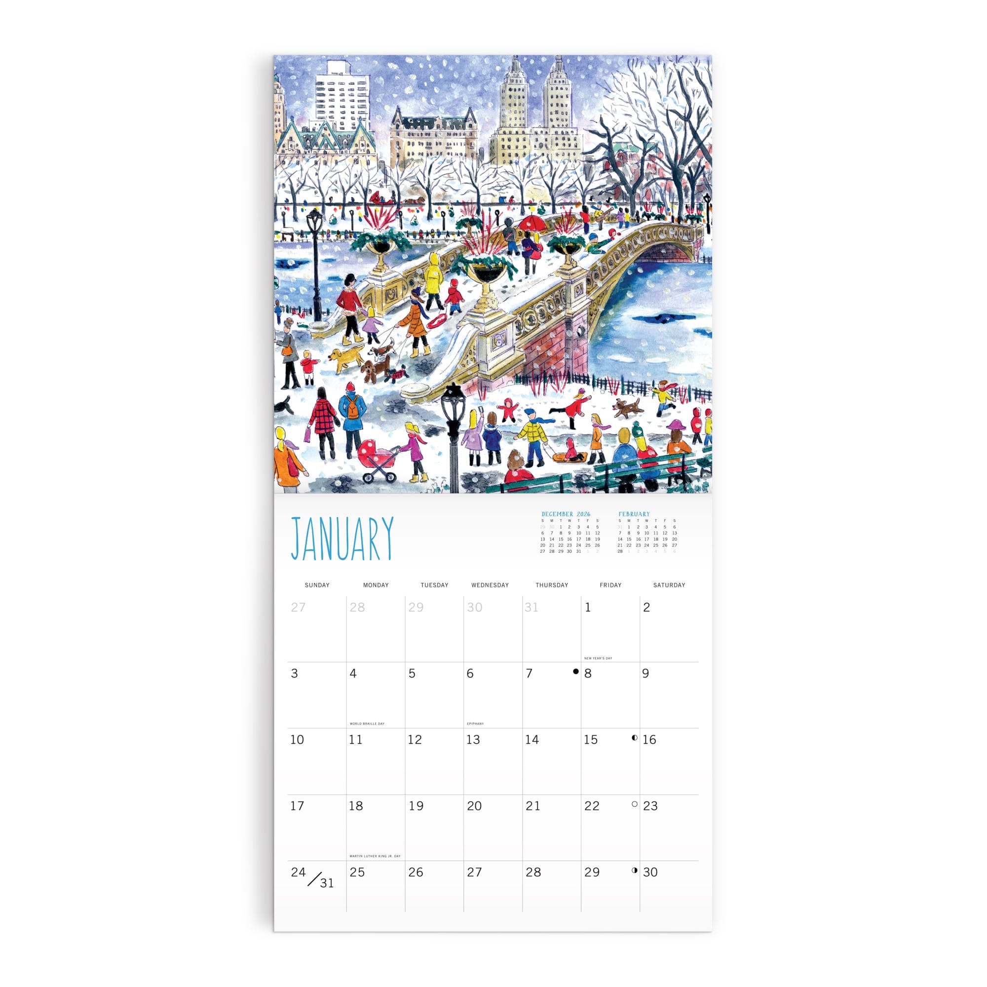 galison-michael-storrings-wandkalender-2027-12x12 image 2