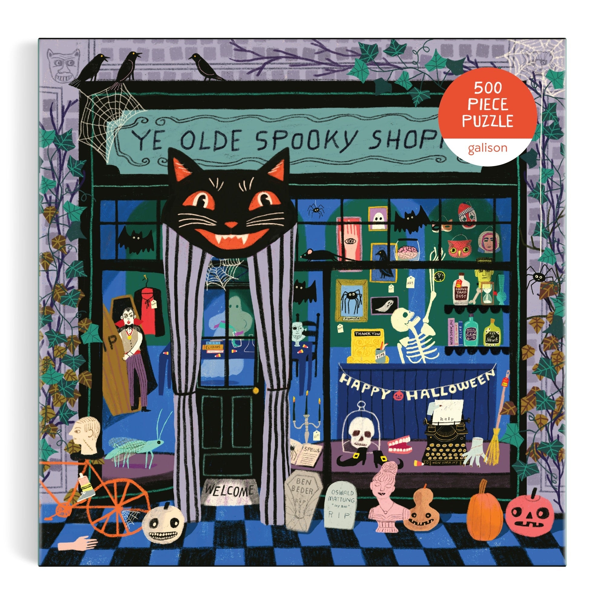 galison-ye-olde-spooky-shoppe-puzzle-500-teile image 2