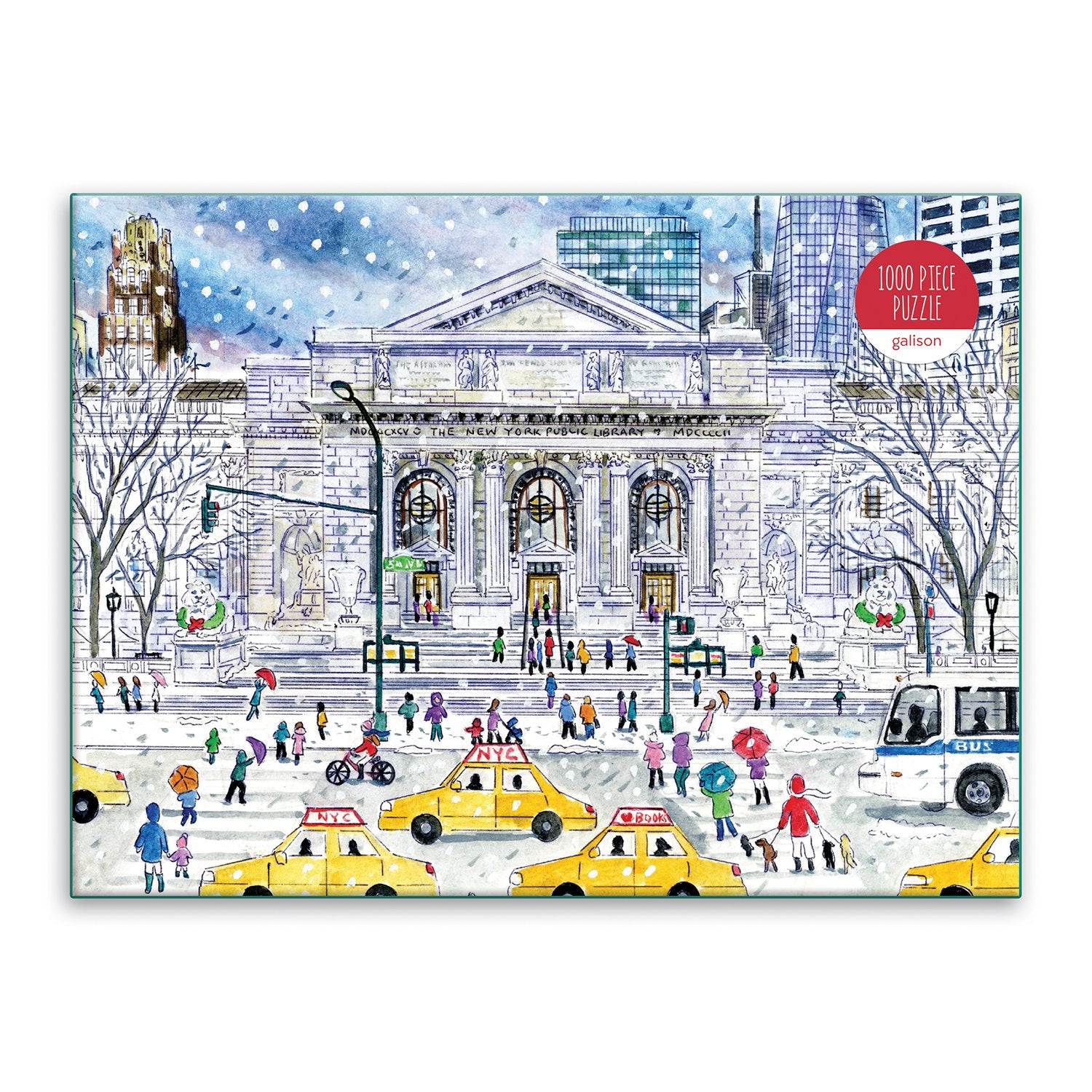 galison-michael-storrings-new-york-public-library-puzzle-1000-teile-weihnachten image 2