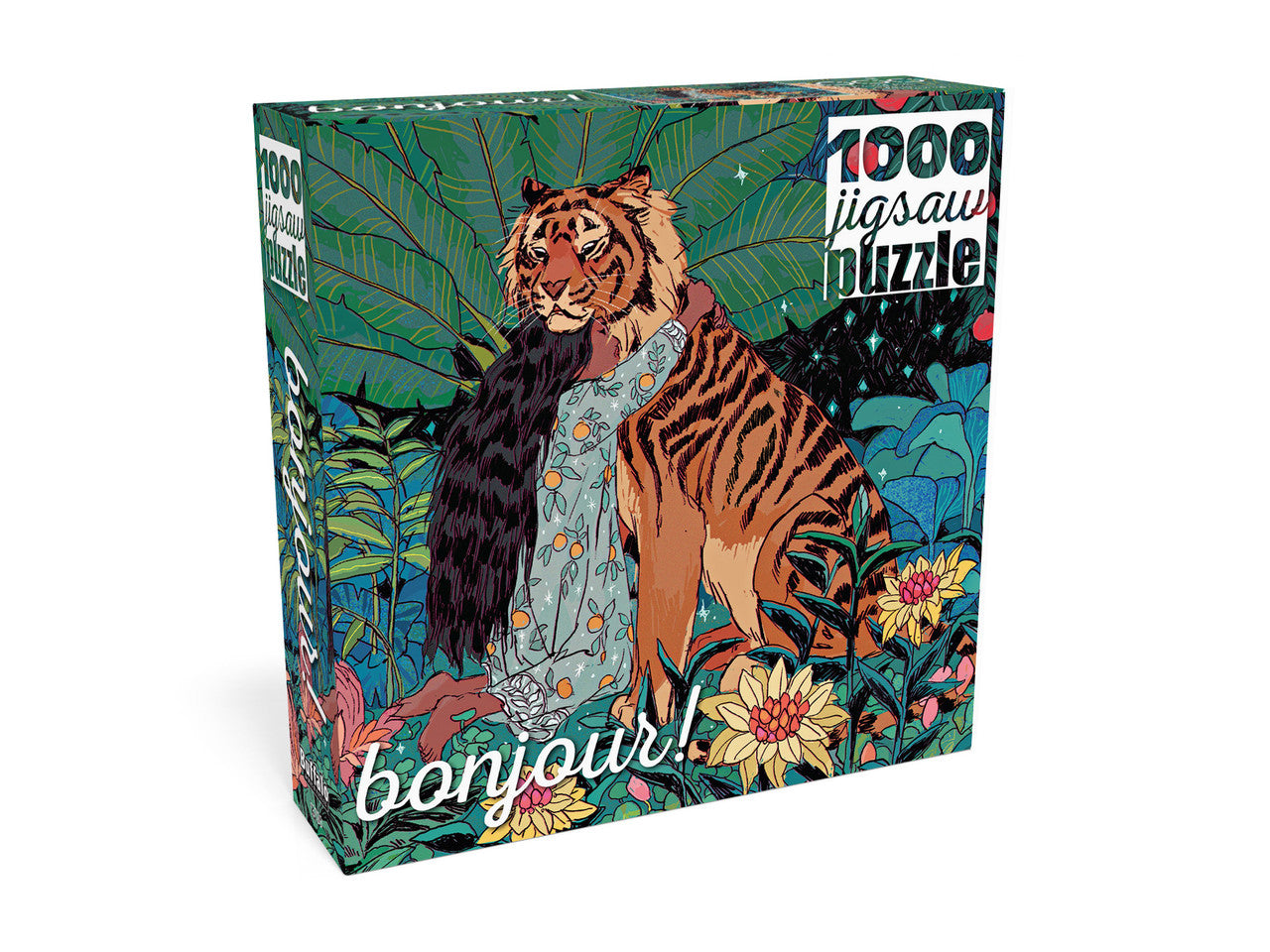 buffalo-games-bonjour-wild-friend-puzzle-1000-teile-tiger image 2