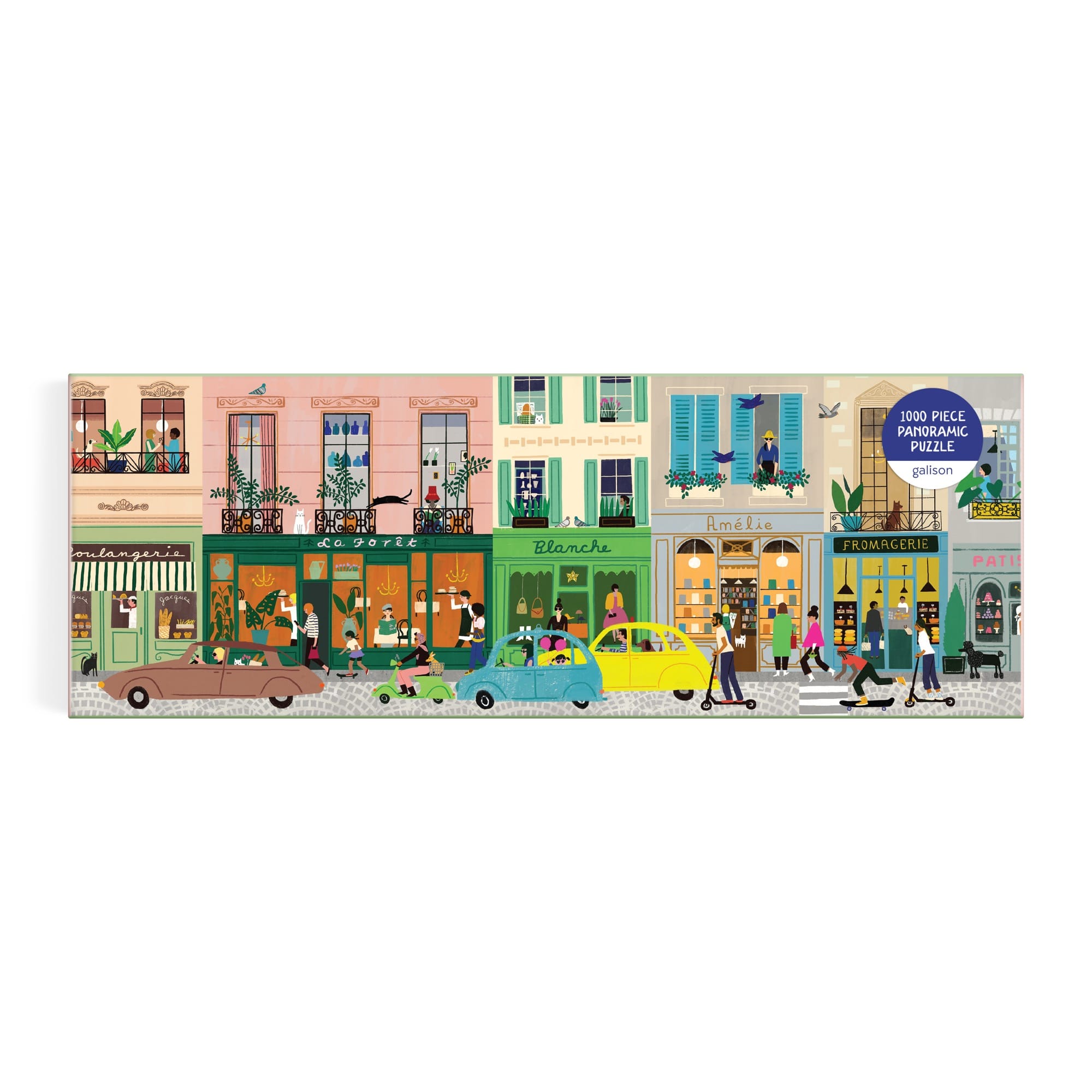 galison-jigsaw-puzzles-parisian-life-1000-teile-panorama-puzzle image 2