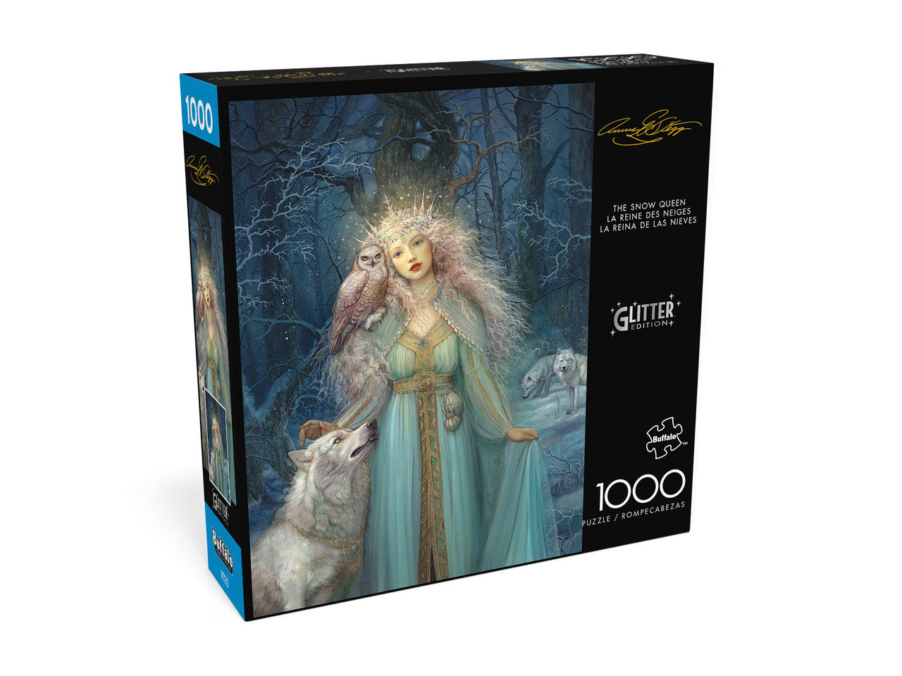 buffalo-games-the-snow-queen-1000-teile-glitzer-puzzle image 4
