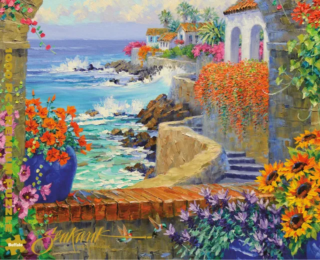 buffalo-games-gold-window-to-the-sea-puzzle-1000-teile-meerblick image 1