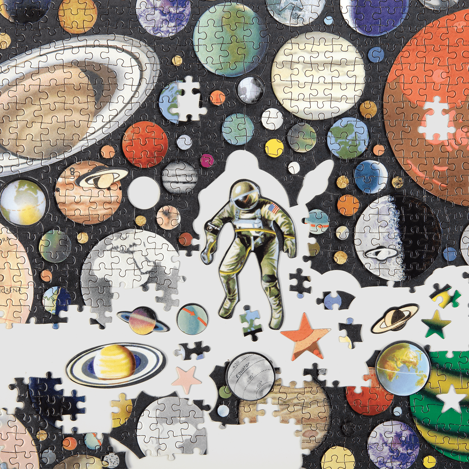 galison-ben-giles-zero-gravity-puzzle-1000-teile-mit-planetenformen image 4