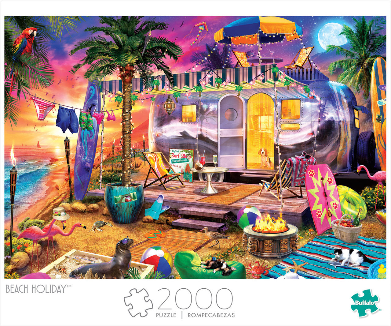 buffalo-games-beach-holiday-2000-teile-puzzle-strand image 4