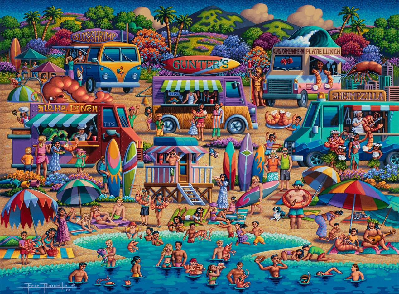 buffalo-games-shrimp-trucks-puzzle-1000-teile-hawaii image 1