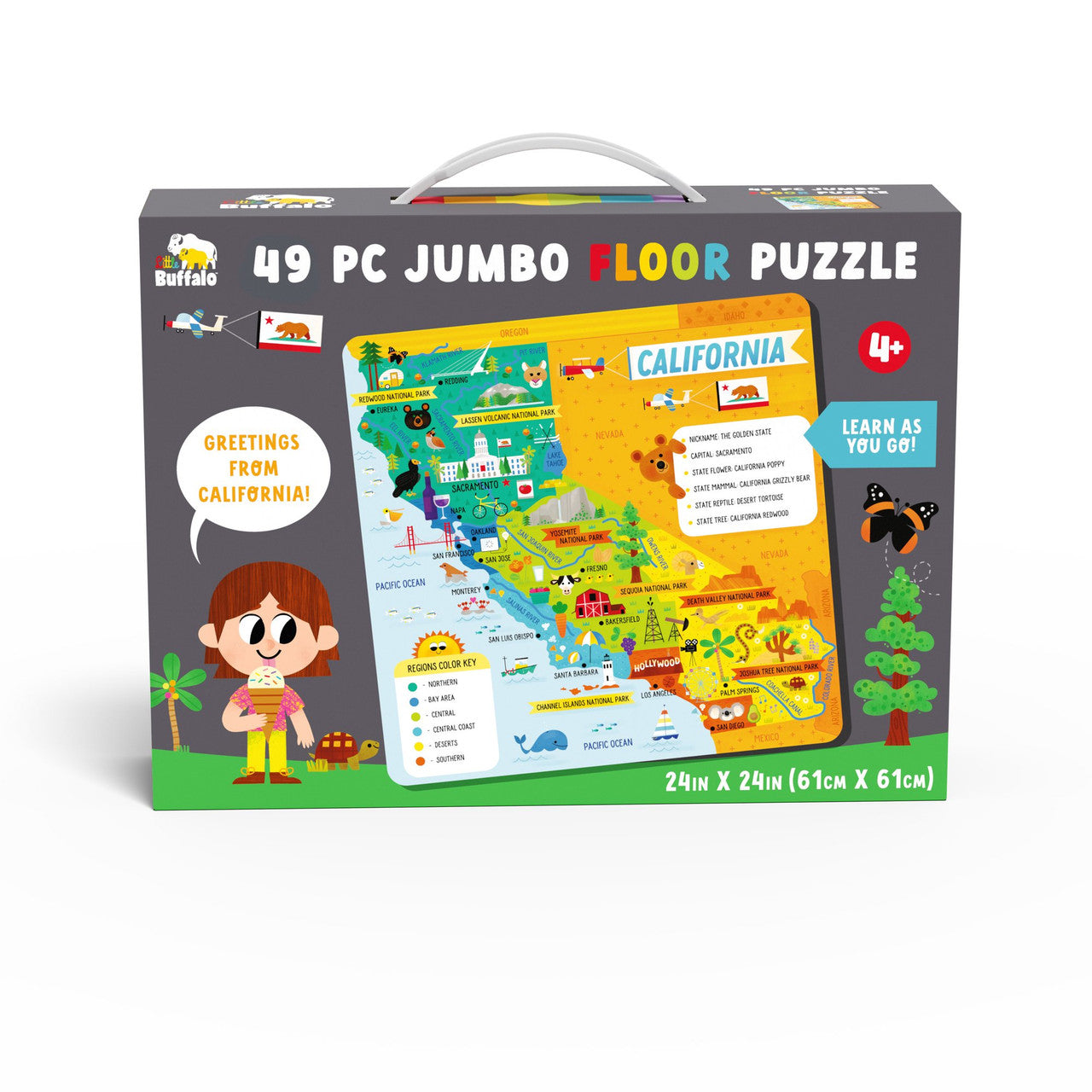 buffalo-games-little-buffalo-california-bodenpuzzle-49-teile image 2