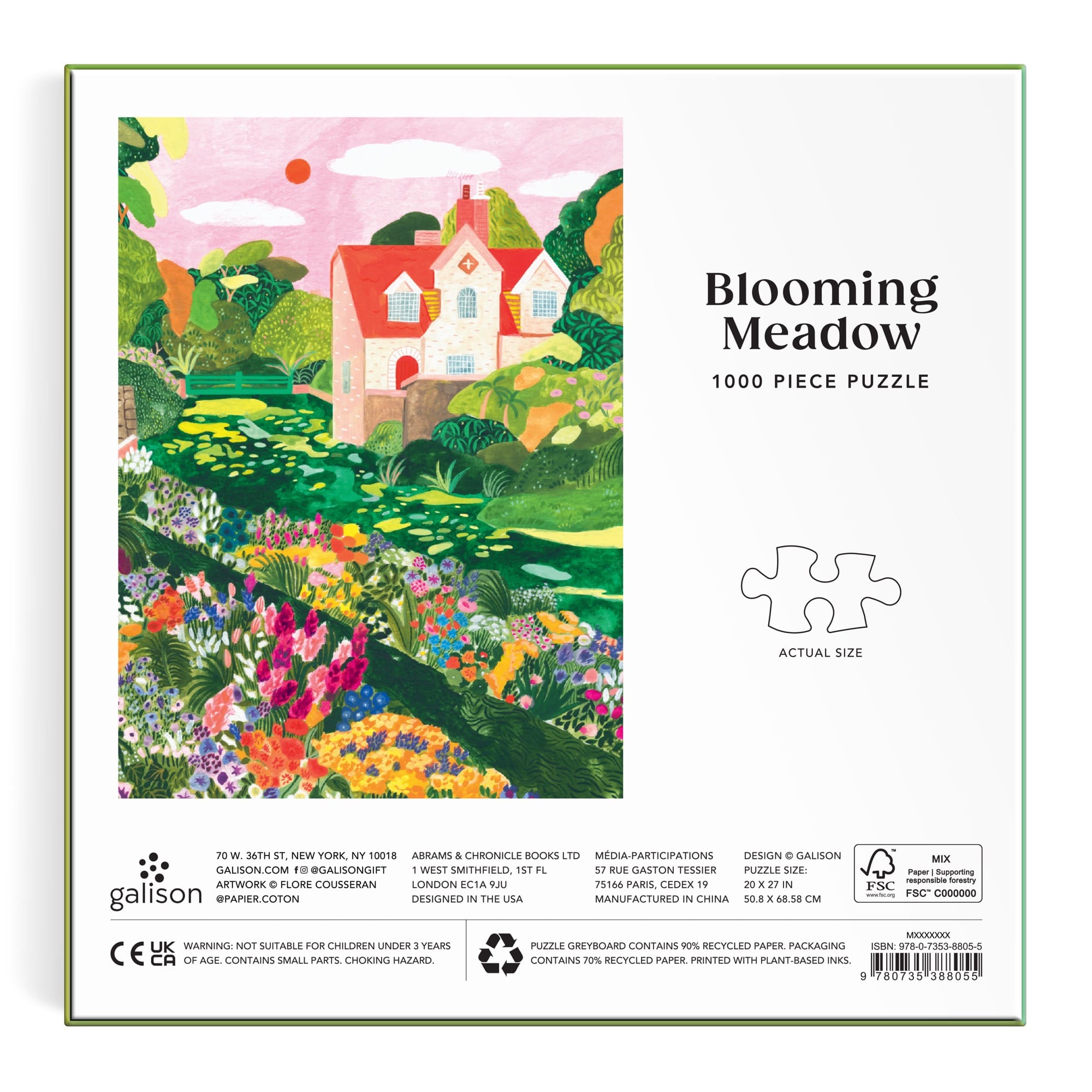 galison-blooming-meadow-1000-teile-puzzle-wiese image 6
