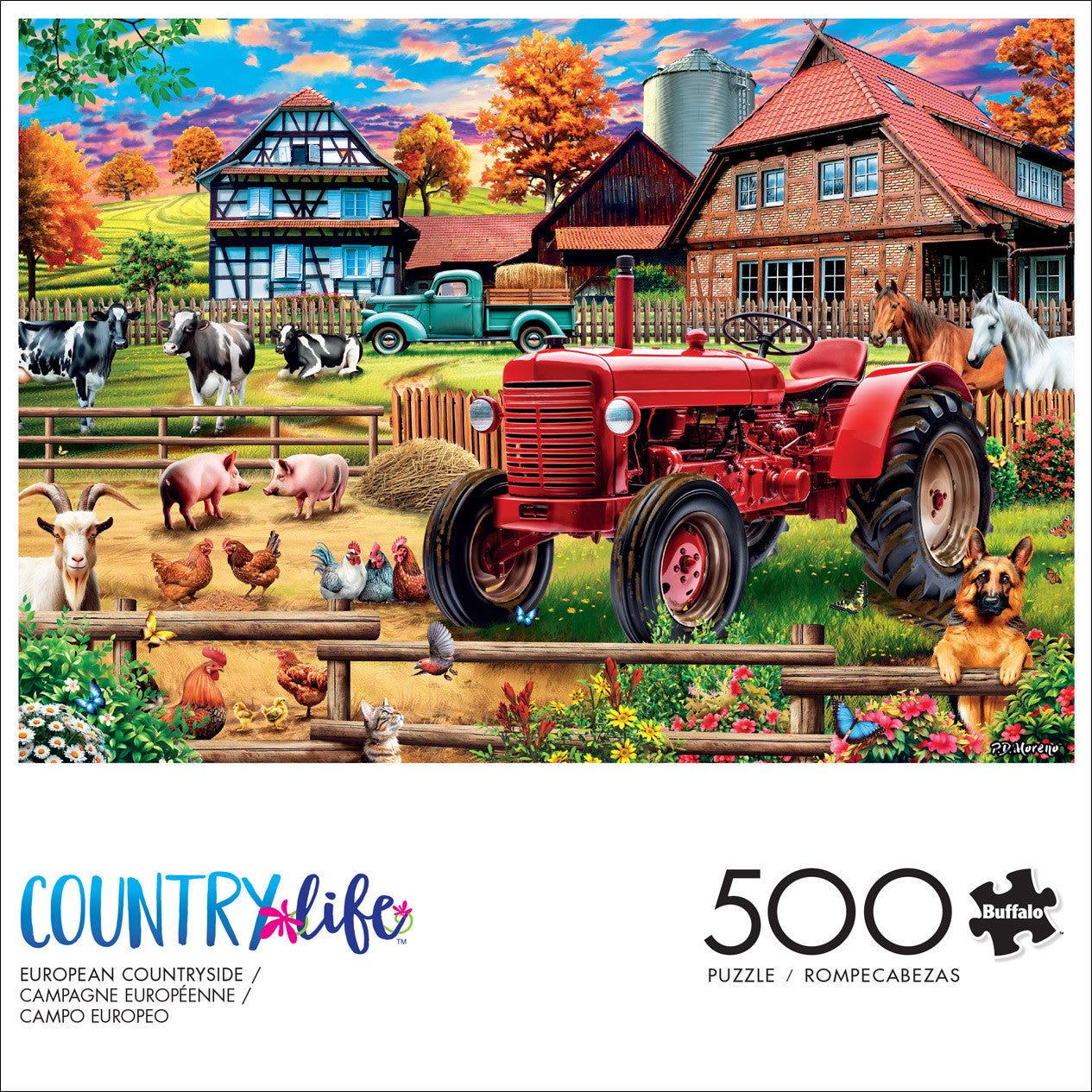 buffalo-games-country-life-countryside-500-teile-puzzle-hof image 2