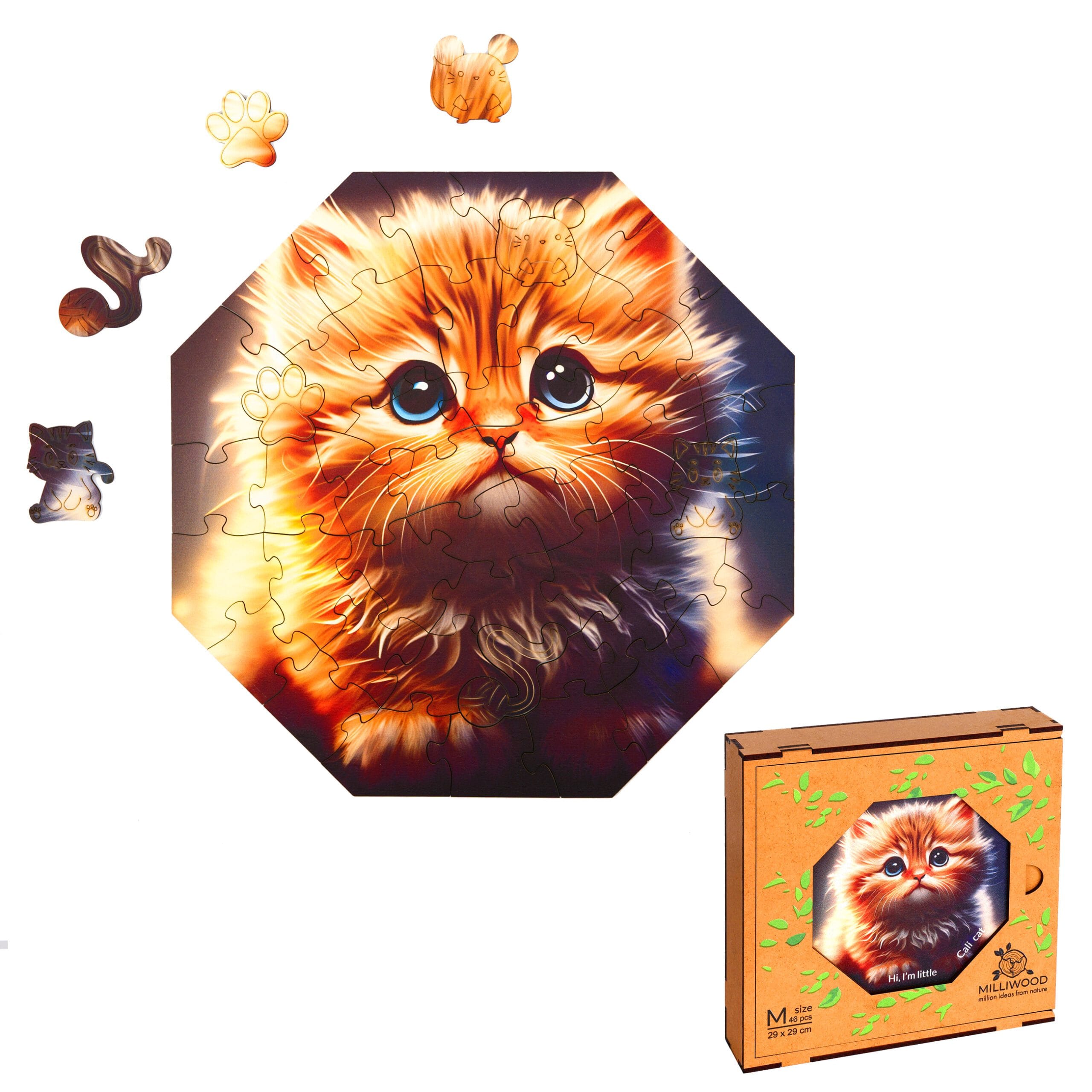 milliwood-hi-i-m-little-cali-cat-holzpuzzle-46-teile-katze image 8