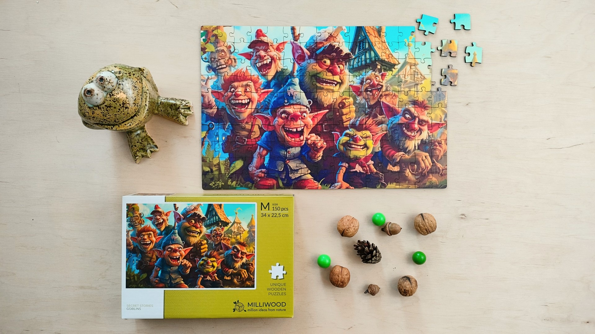 milliwood-secret-stories-holzpuzzle-150-teile-gobliny image 6