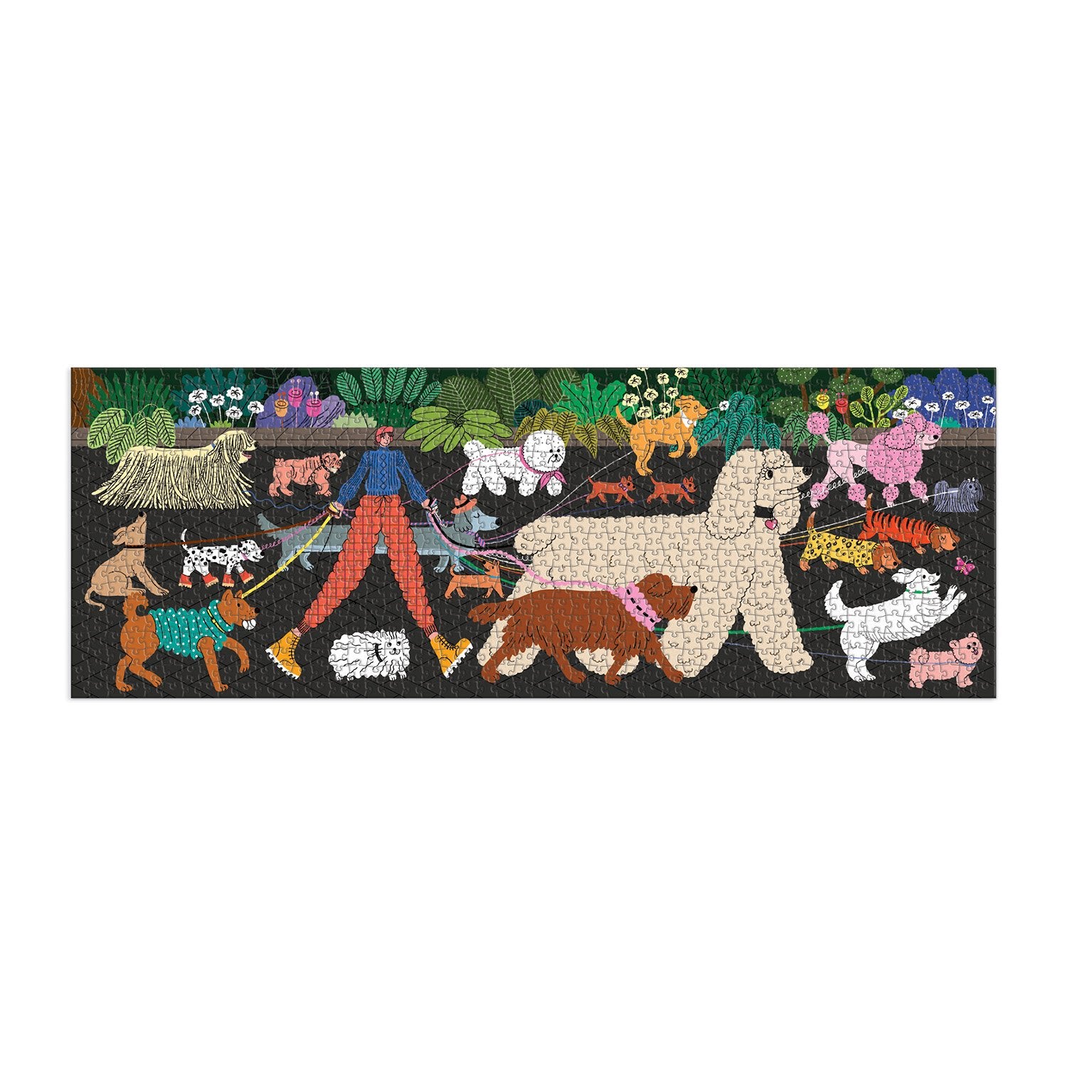 galison-jigsaw-dog-walk-panorama-puzzle-1000-teile image 3