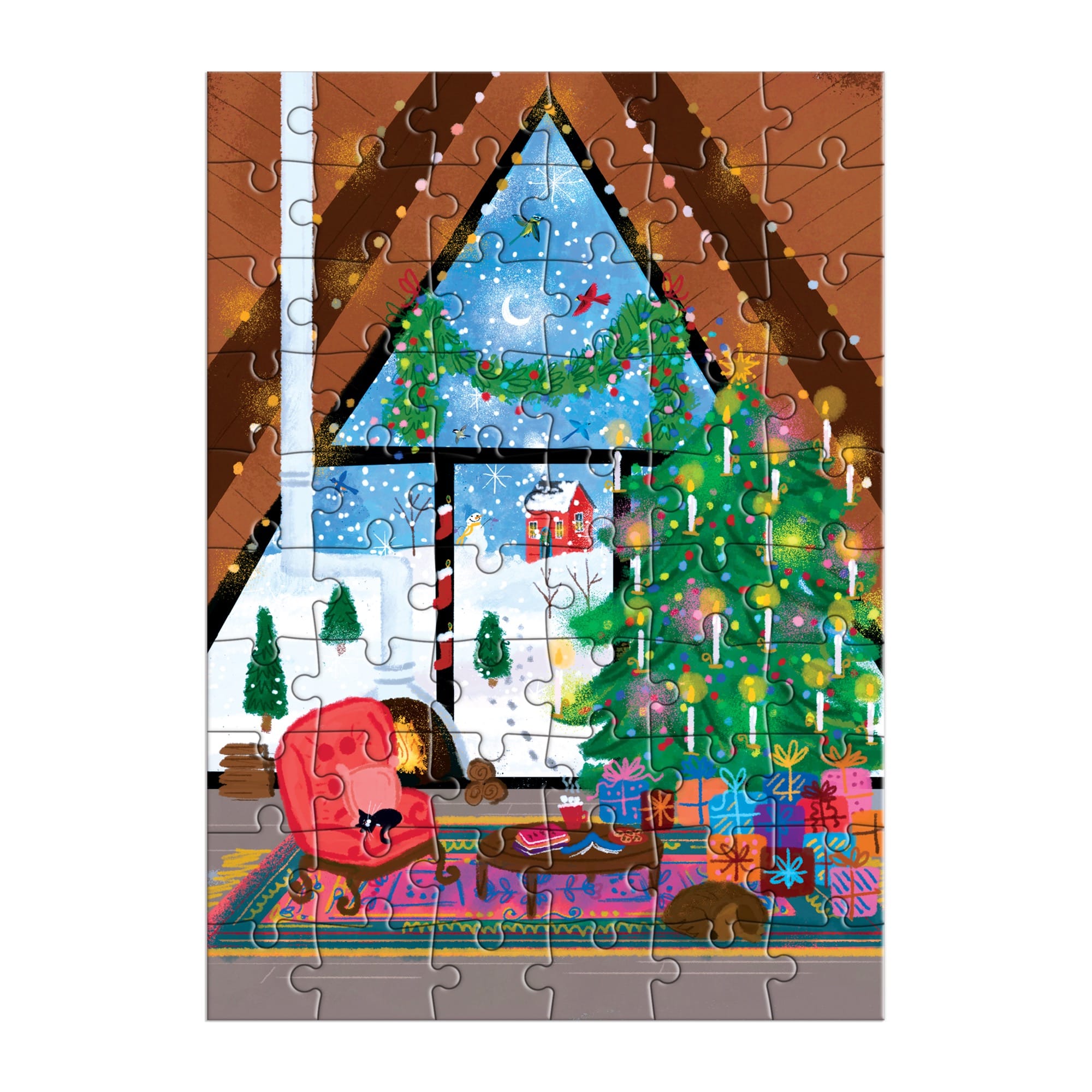 galison-cozy-cabin-grusskarten-puzzle-joy-laforme-60-teile image 2