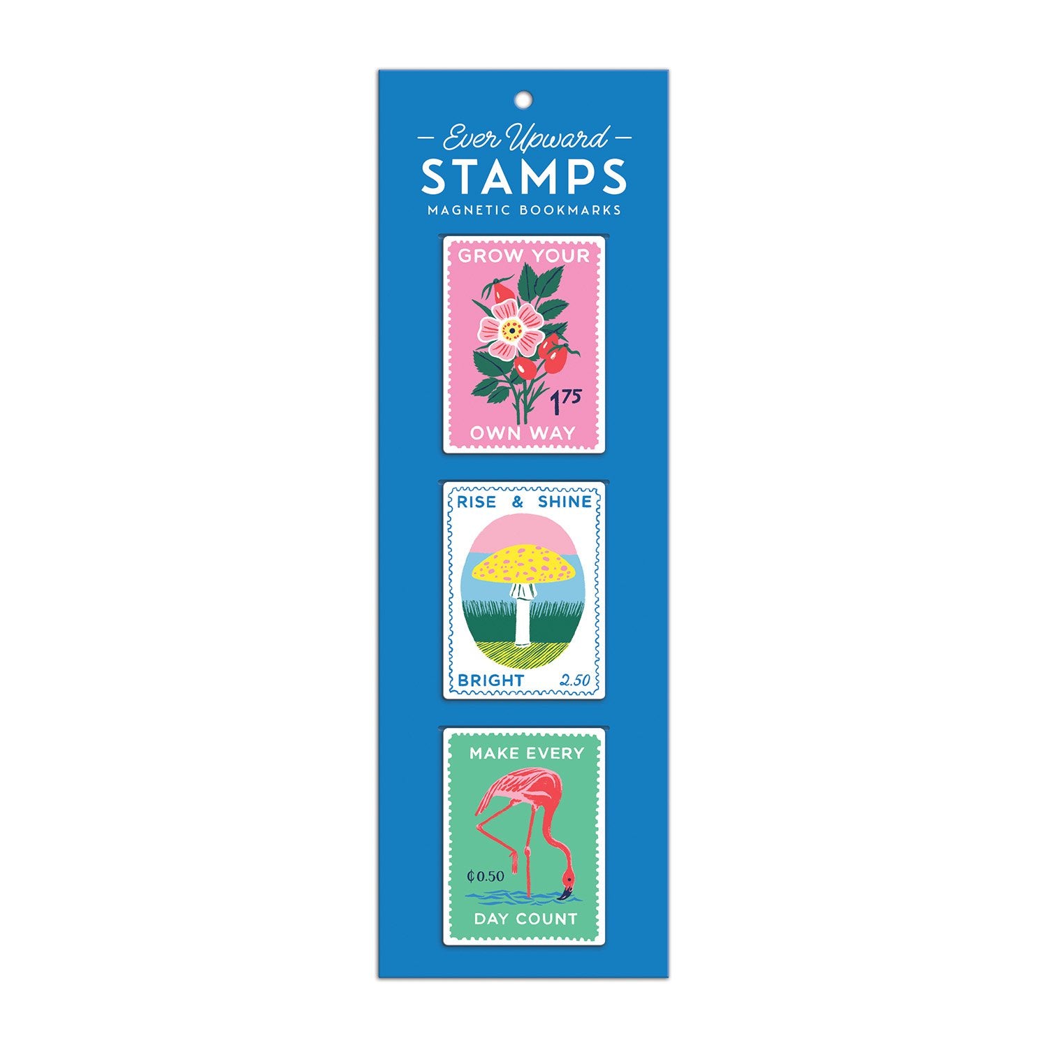 galison-ever-upward-stamps-lesezeichen-magnetisch-3er-set image 1