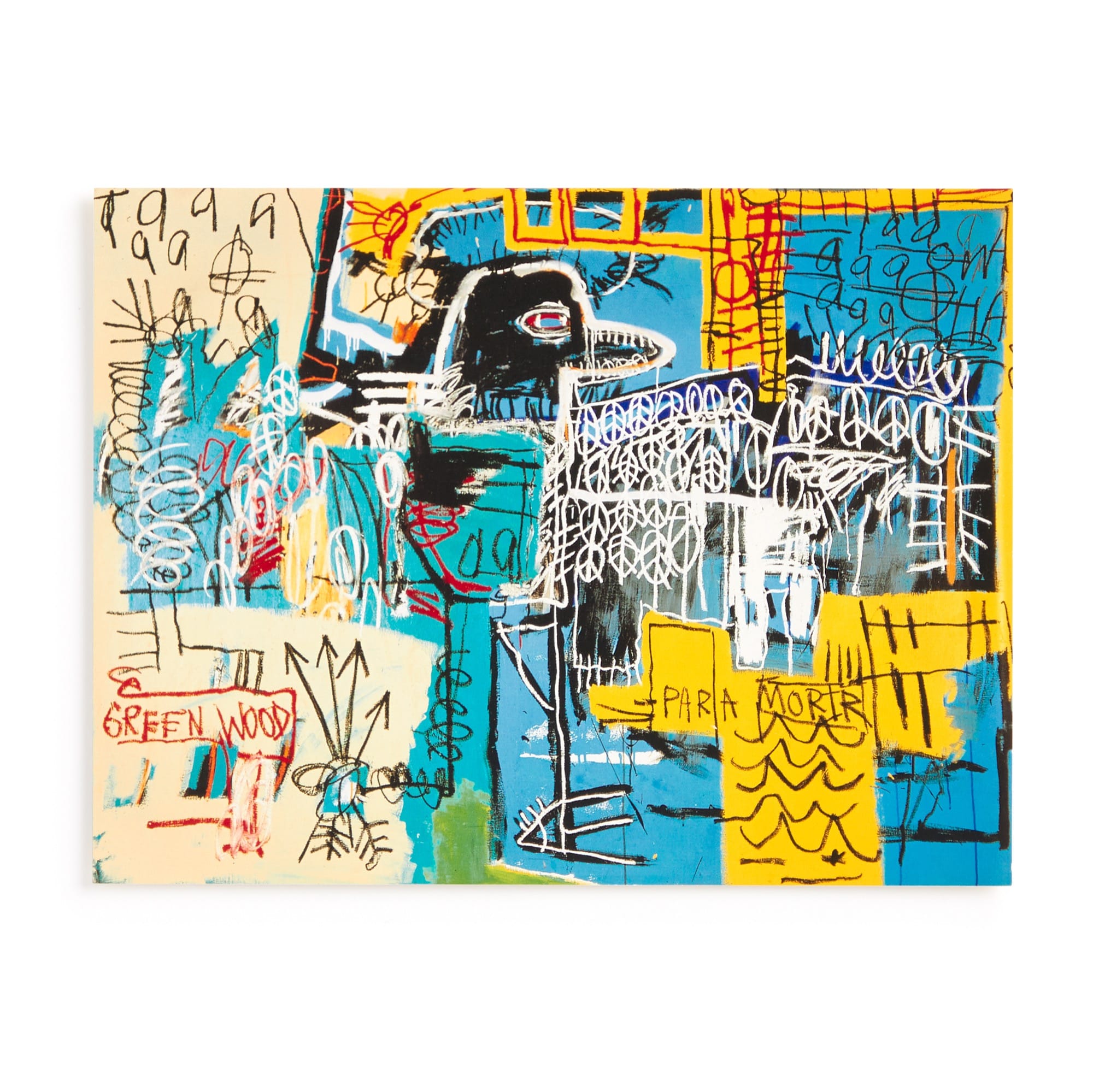 galison-basquiat-bird-on-money-puzzle-500-teile-buchbox image 6