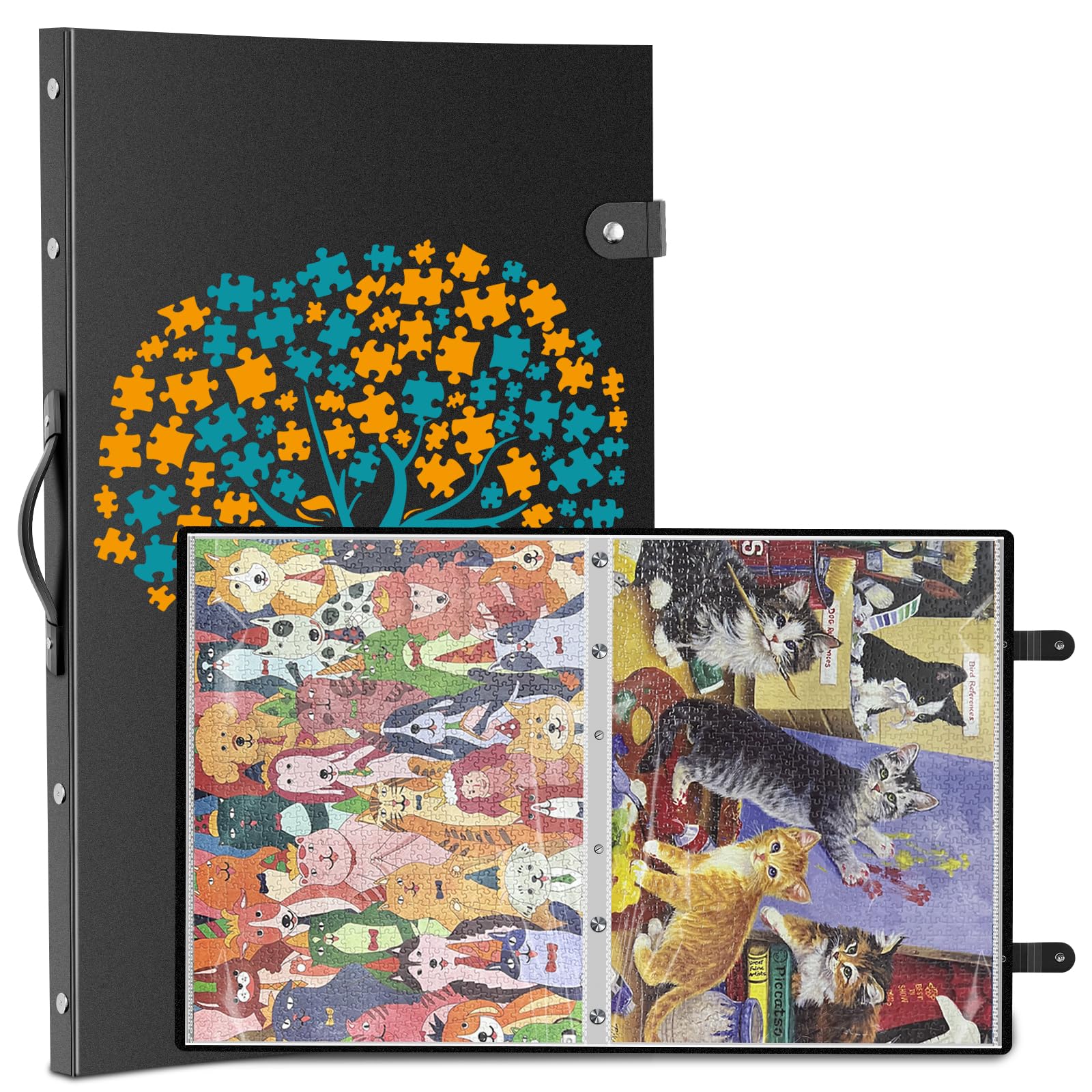 nariolar-puzzle-storage-mappe-1000-teile-ordner-15-taschen-staubdicht image 7