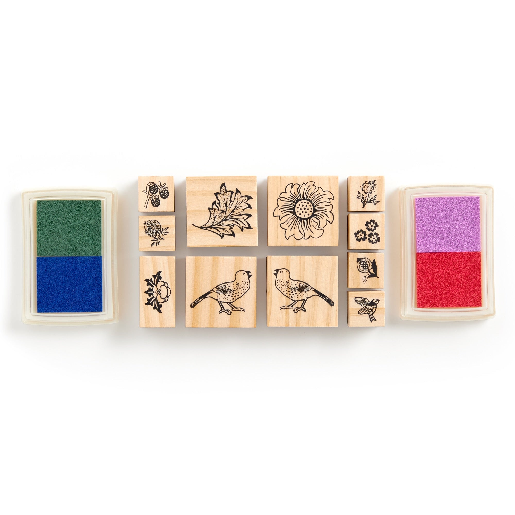 galison-william-morris-stempelset-holz-11-stempel-4-kissen image 5