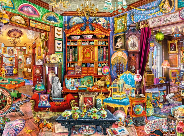 buffalo-games-aimee-stewart-curiosity-shop-1000-teile-puzzle image 1