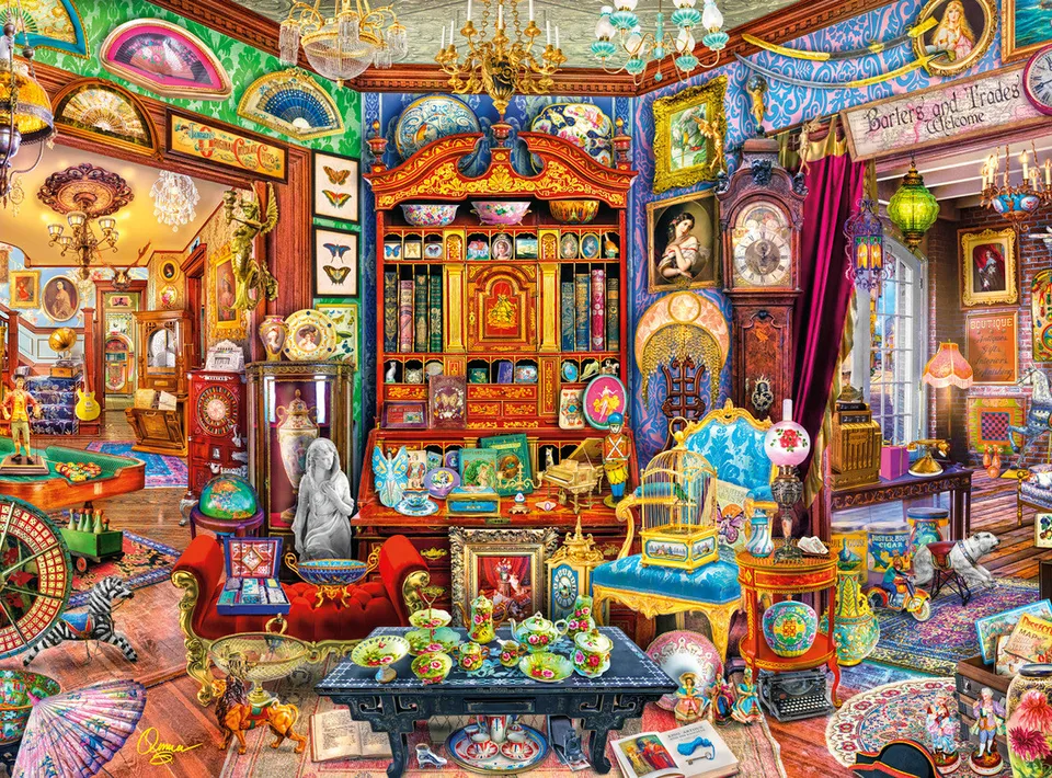 buffalo-games-aimee-stewart-curiosity-shop-1000-teile-puzzle image 1
