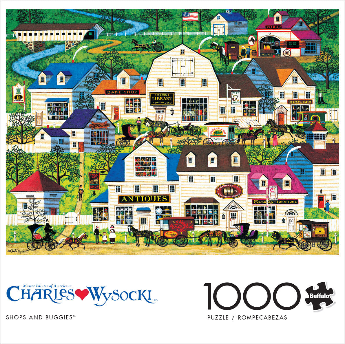 buffalo-games-charles-wysocki-shops-buggies-puzzle-1000-teile image 2