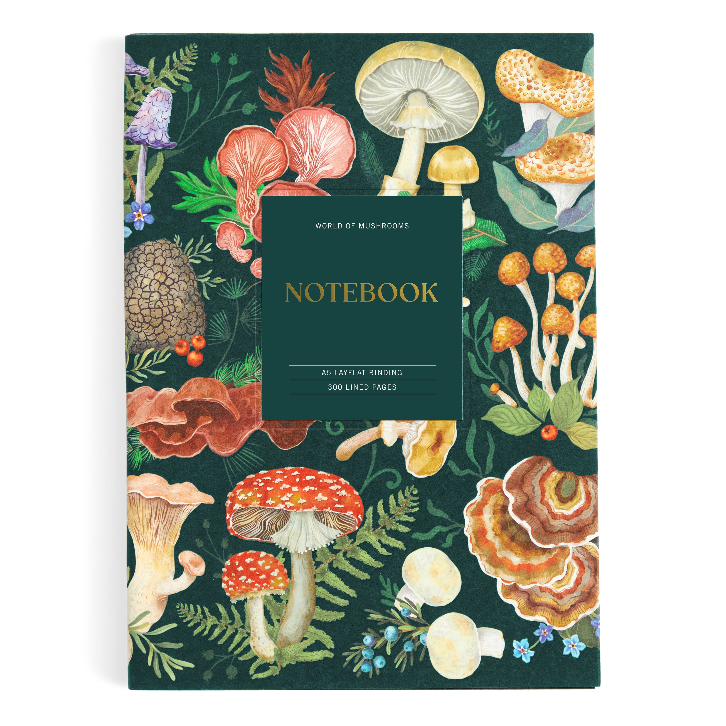 galison-world-of-mushrooms-notizbuch-a5-liniert-pilze image 2