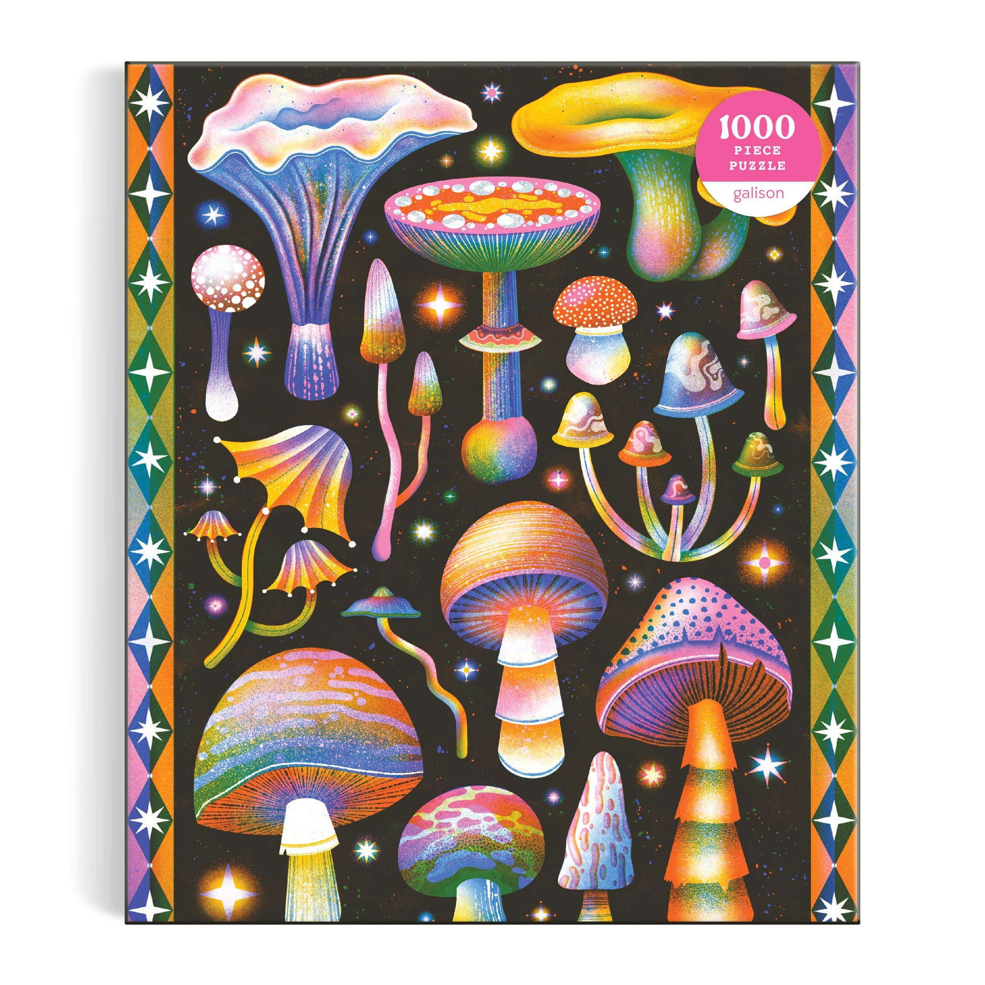 galison-cosmic-mushrooms-1000-teile-puzzle-pilze-bunt image 2
