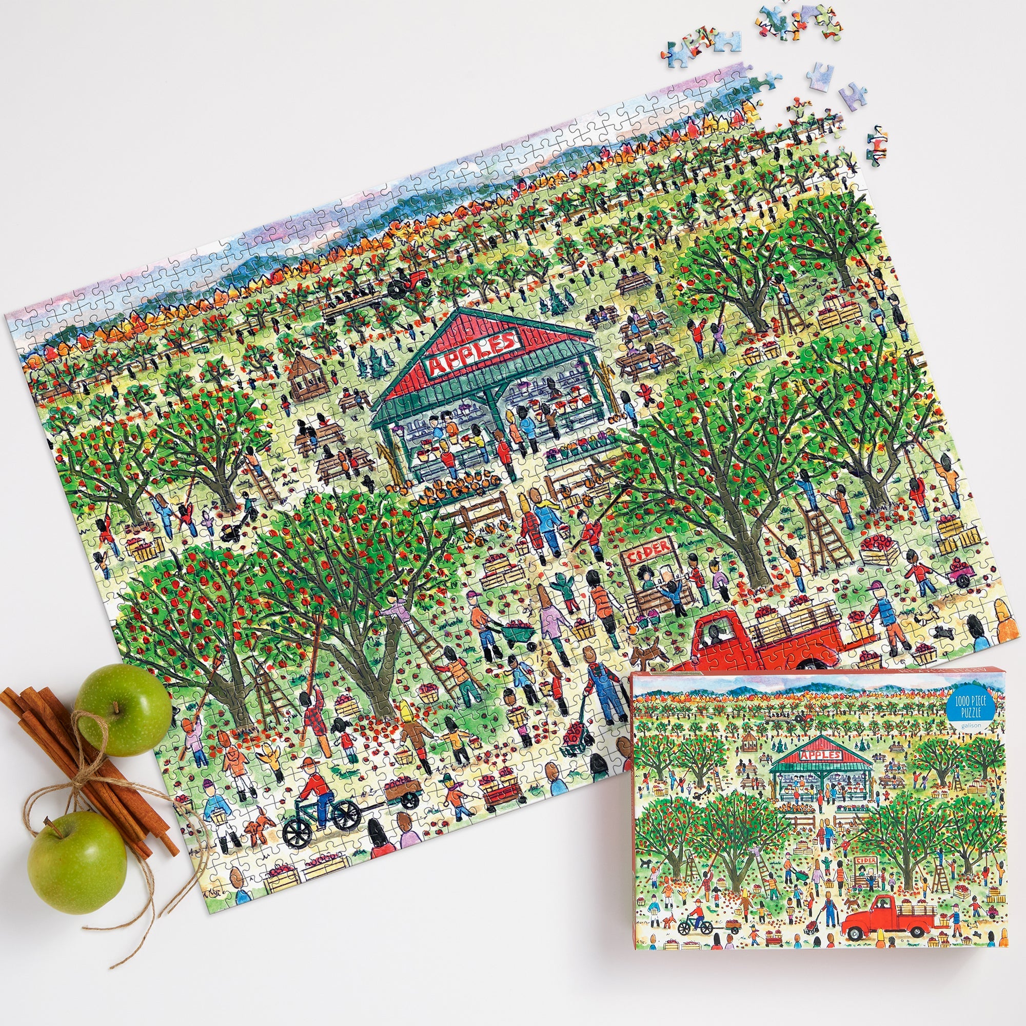 galison-michael-storrings-apple-pickin-1000-teile-herbstpuzzle image 7