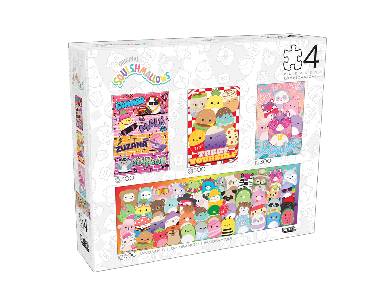 buffalo-games-squishmallow-party-pack-4x-puzzle-300-500 image 7