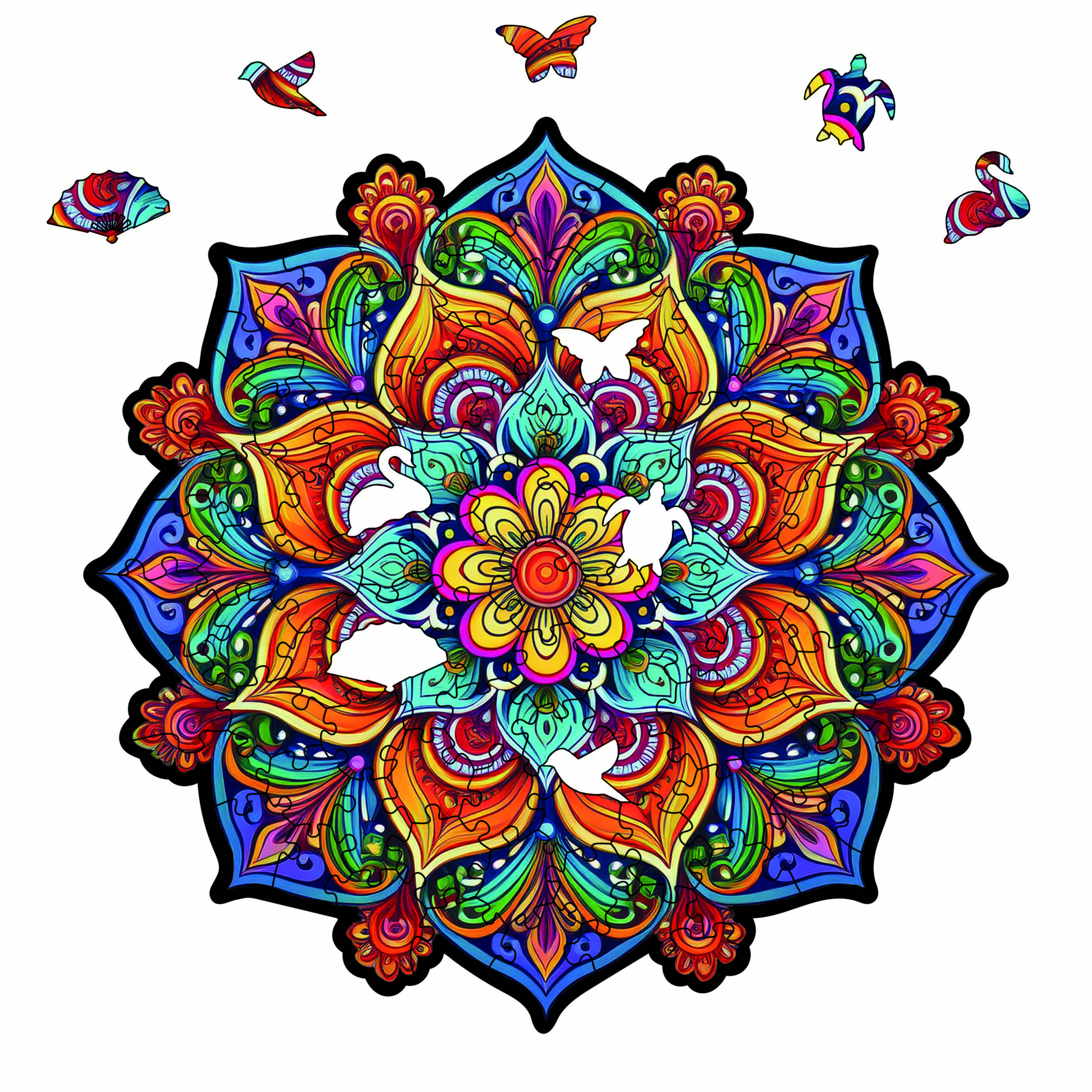 milliwood-peace-and-harmony-mandala-radosci-holzpuzzle-100-teile image 4