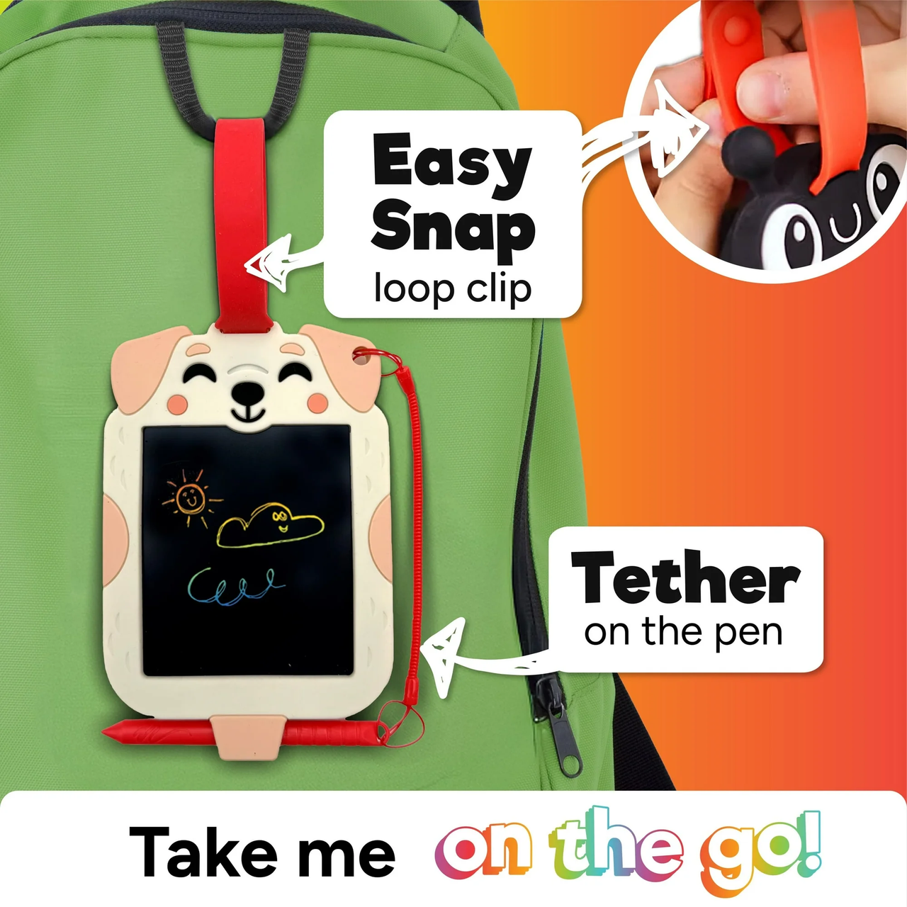 boogie-board-scribble-pals-hund-maltablett-mit-clip image 4