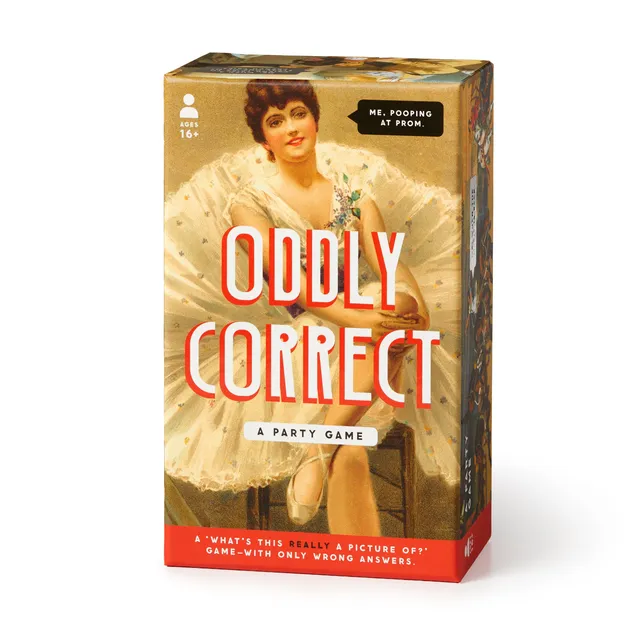 galison-oddly-correct-partyspiel-kartenspiel-3-8-spieler image 1