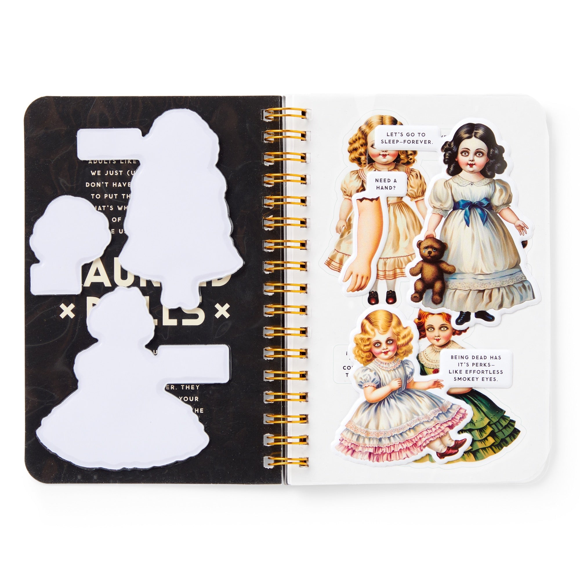 galison-haunted-dolls-stickerbuch-aufkleber-grusel image 5