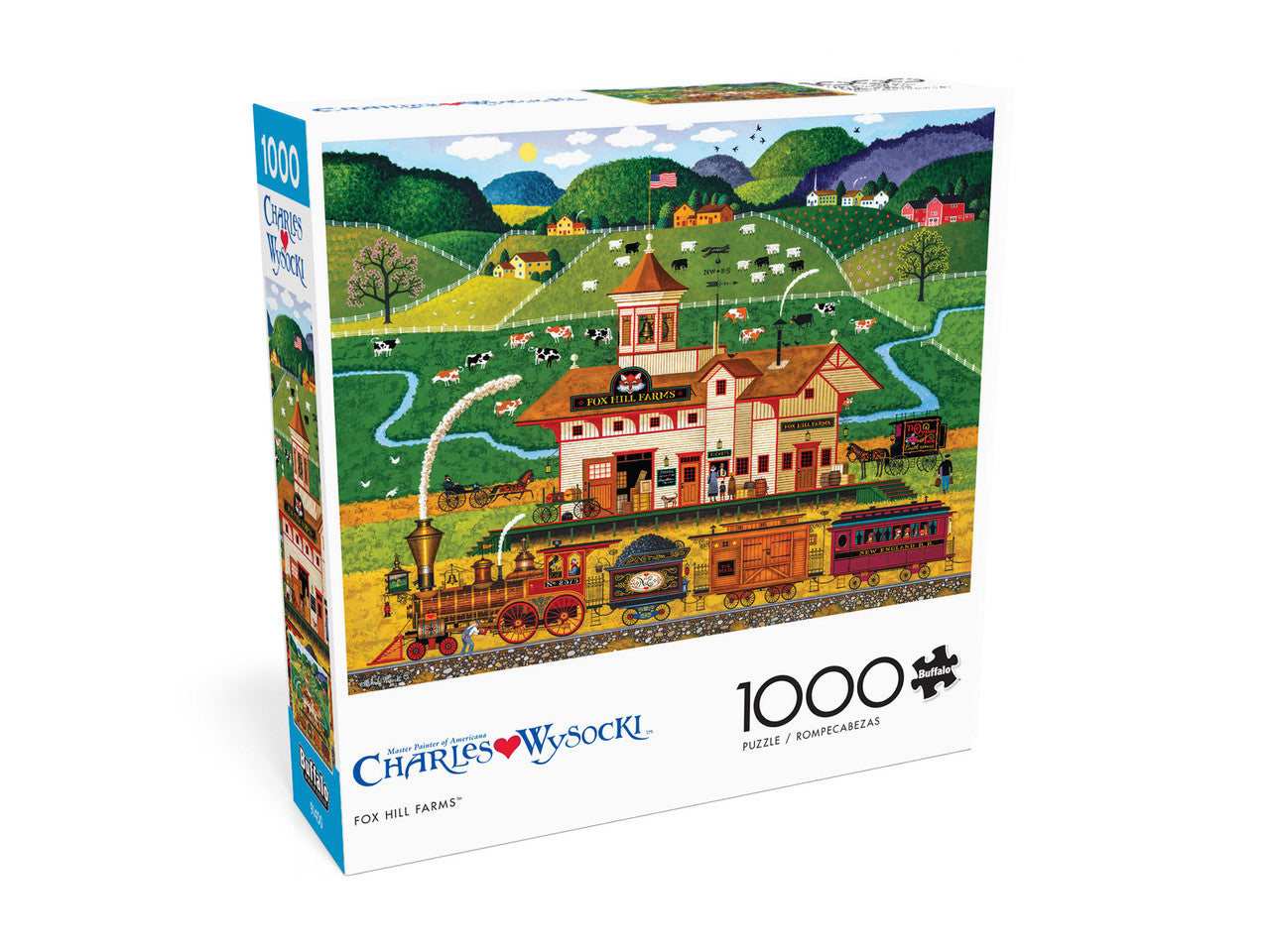 buffalo-games-fox-hill-farms-puzzle-1000-teile-bahnhof image 2