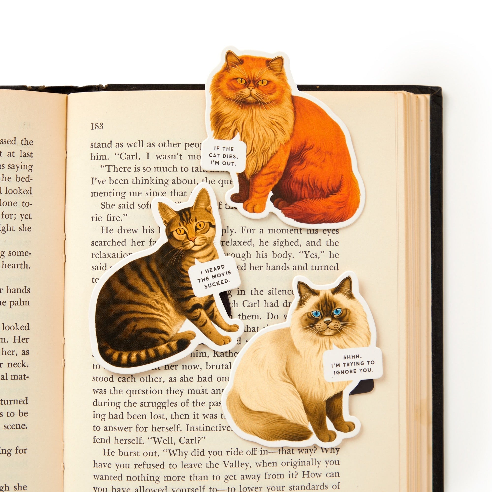 galison-moody-cats-magnet-lesezeichen-3er-set-katzen image 4