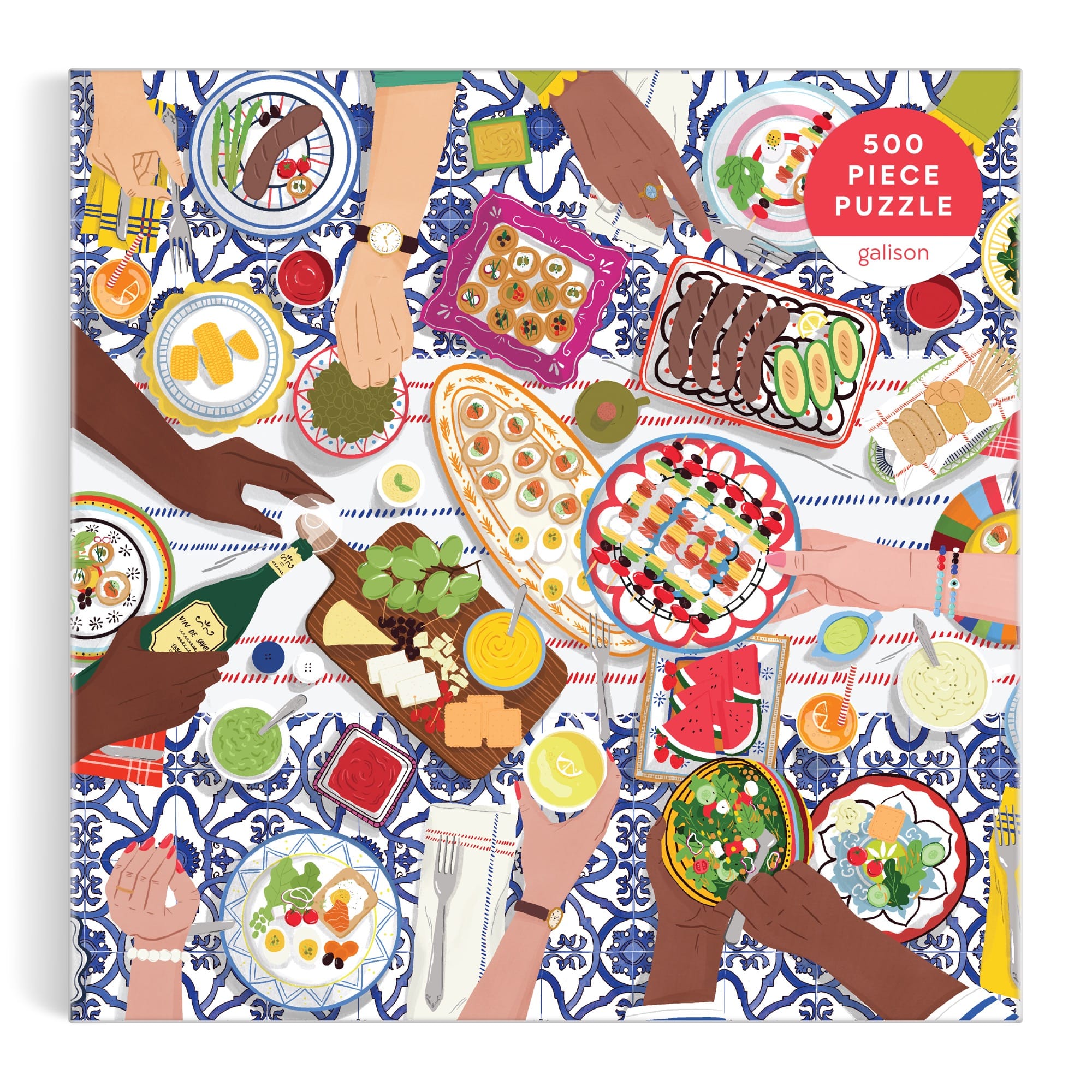 galison-gather-together-500-teile-puzzle-quadratisch-herbst image 2