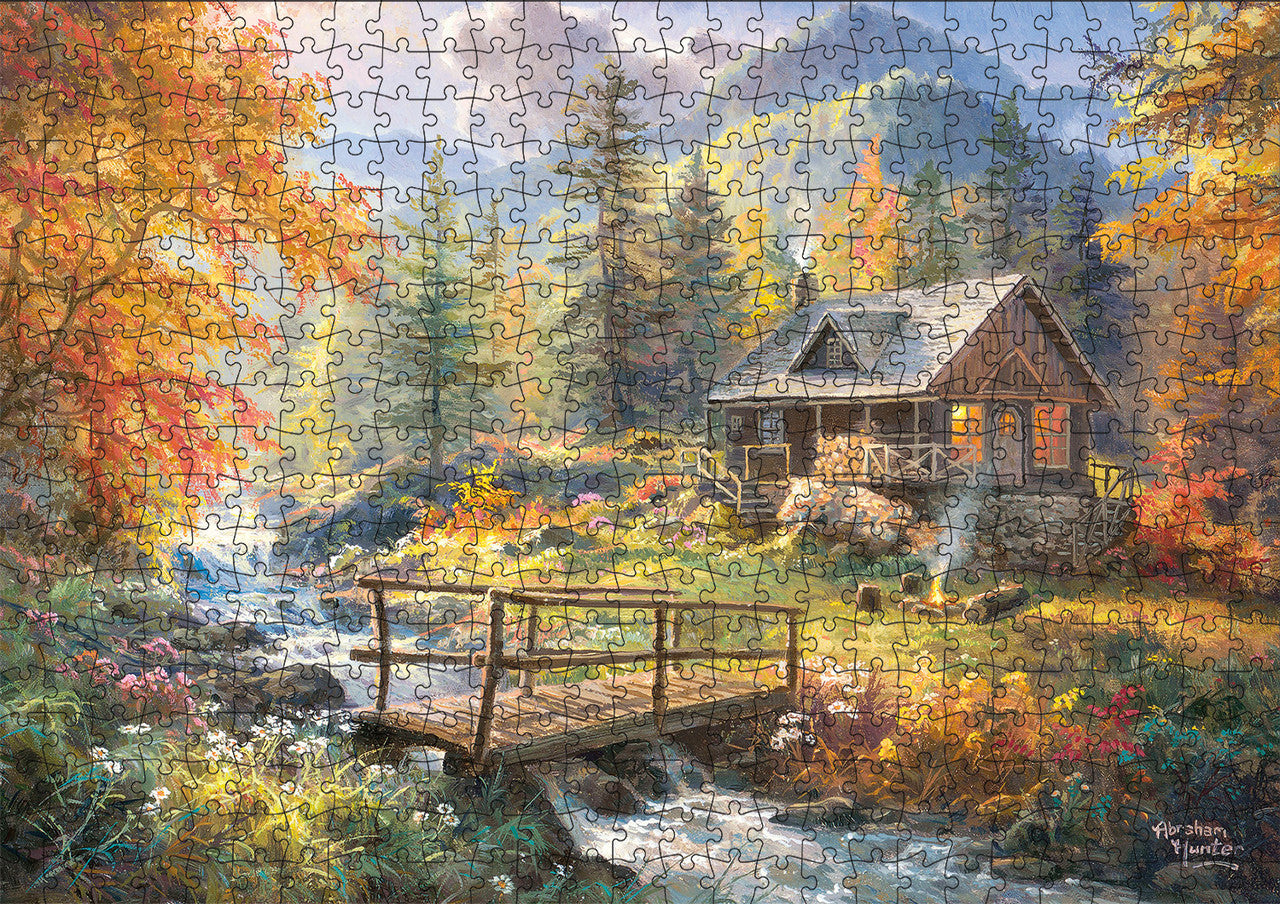 buffalo-games-cabin-in-the-highlands-puzzle-500-teile image 1