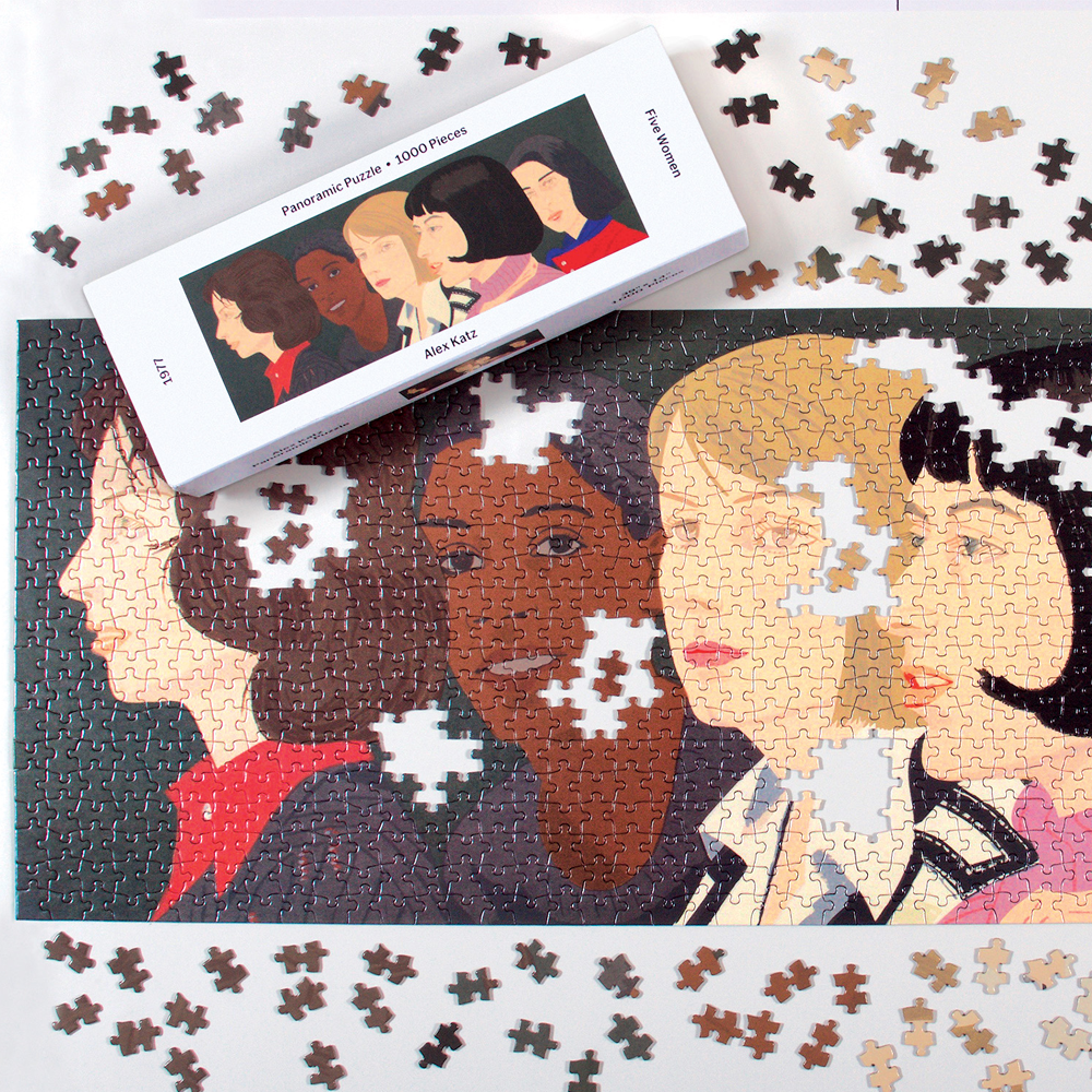 galison-moma-alex-katz-five-women-1000-teile-panorama-puzzle image 5
