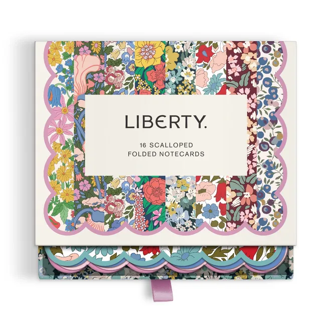 galison-liberty-premium-briefkarten-set-16-teilig-blumen image 1