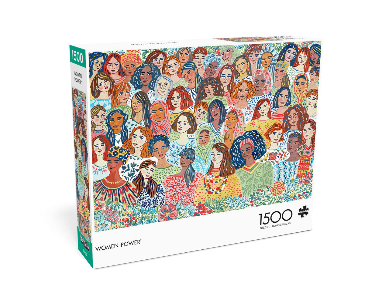 buffalo-games-woman-power-puzzle-1500-teile-blumenrand image 4