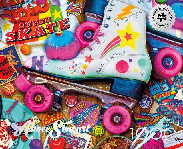 buffalo-games-aimee-stewart-skate-night-1000-teile-puzzle image 1