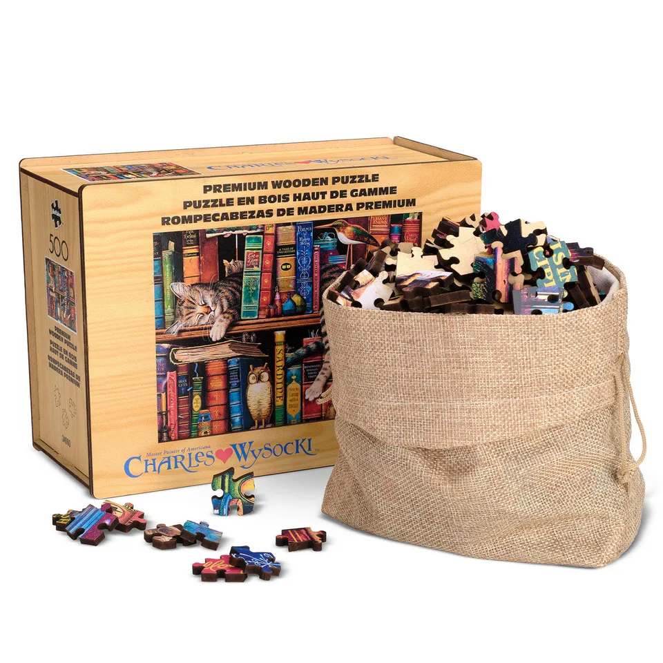 buffalo-games-frederick-the-literate-holzpuzzle-500-teile image 1