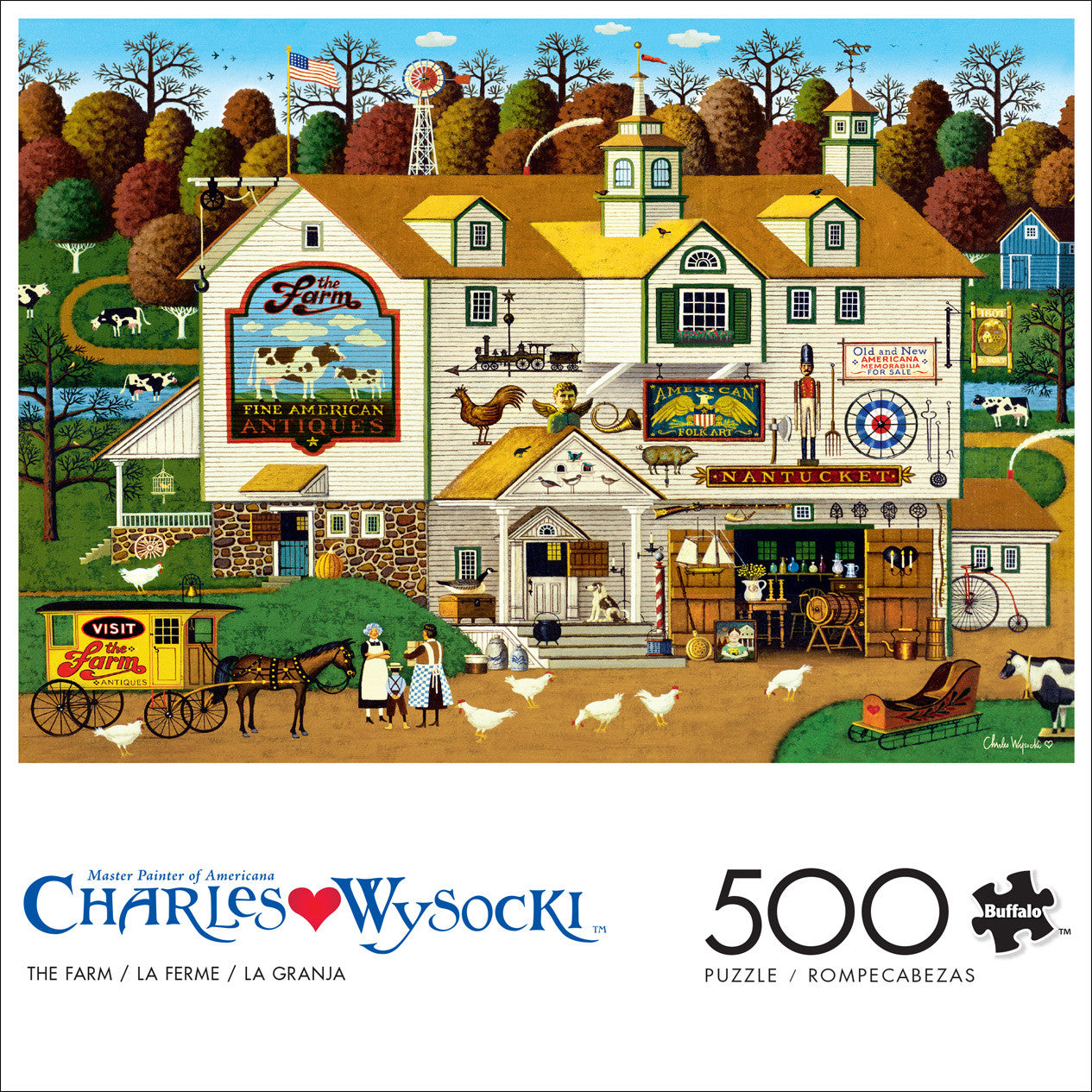 buffalo-games-wysocki-americana-the-farm-500-teile-puzzle-herbst image 2