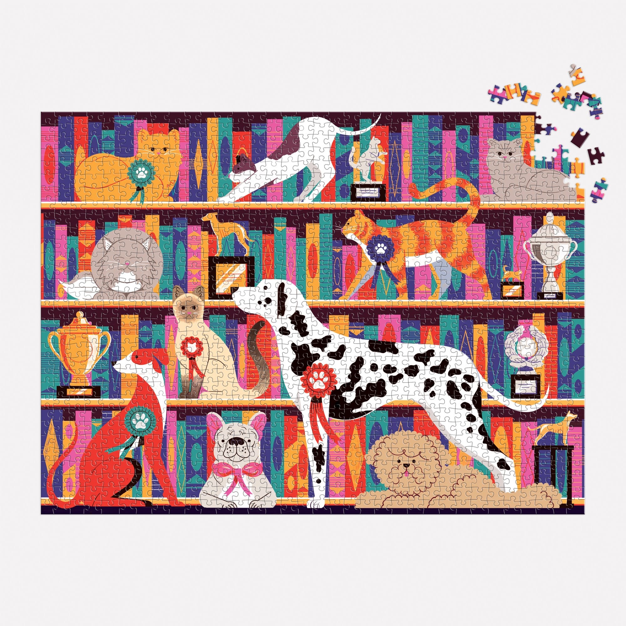 galison-best-in-show-1000-teile-puzzle-katzen-hunde image 4