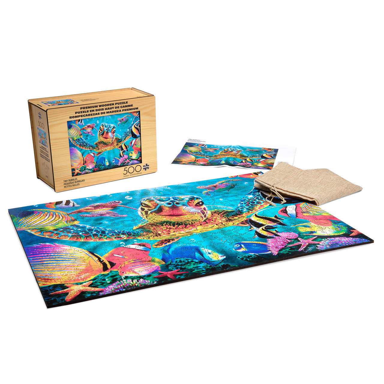 buffalo-games-tiny-bubbles-holzpuzzle-500-teile-whimsy-unterwasser image 5