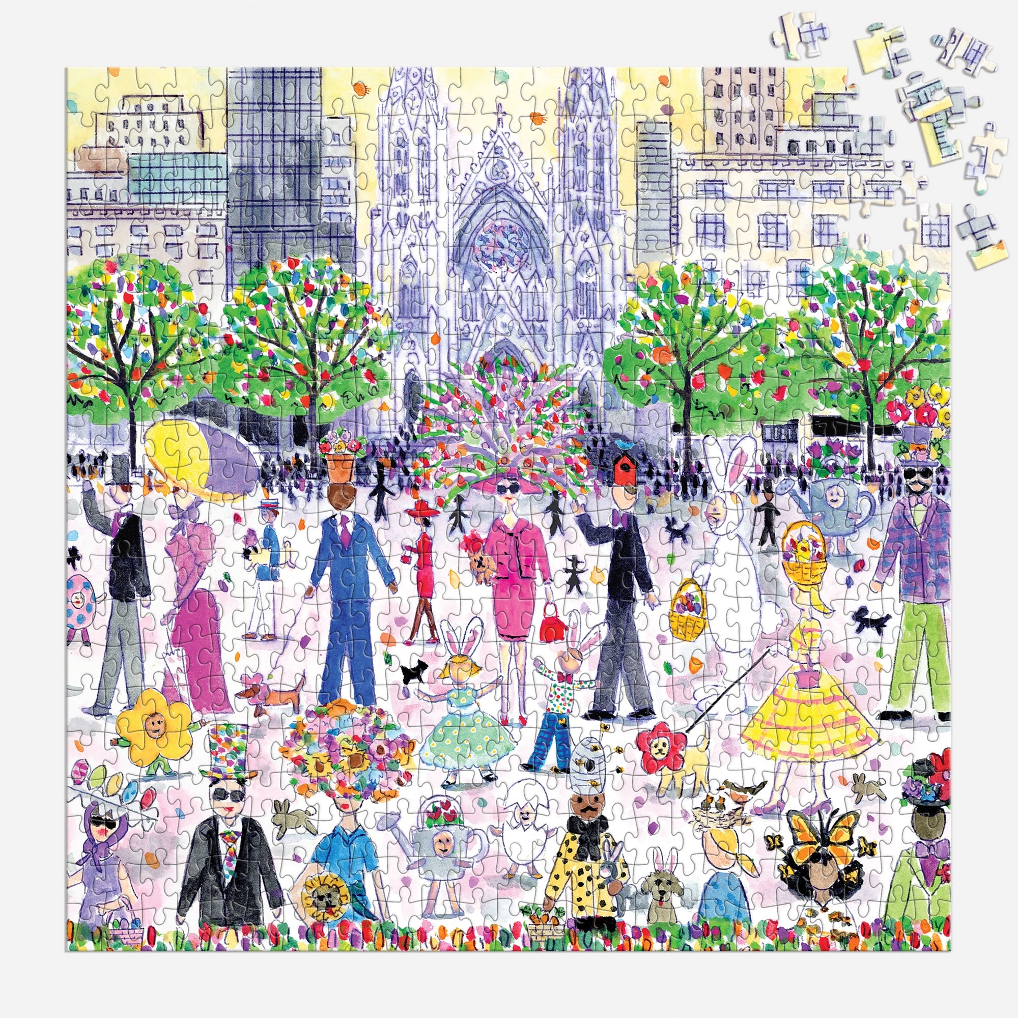 galison-easter-parade-500-teile-puzzle-fr-hling-quadrat image 4