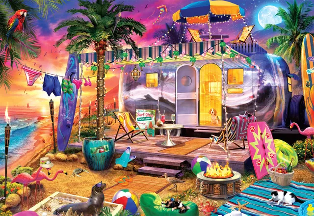 buffalo-games-beach-holiday-2000-teile-puzzle-strand image 1