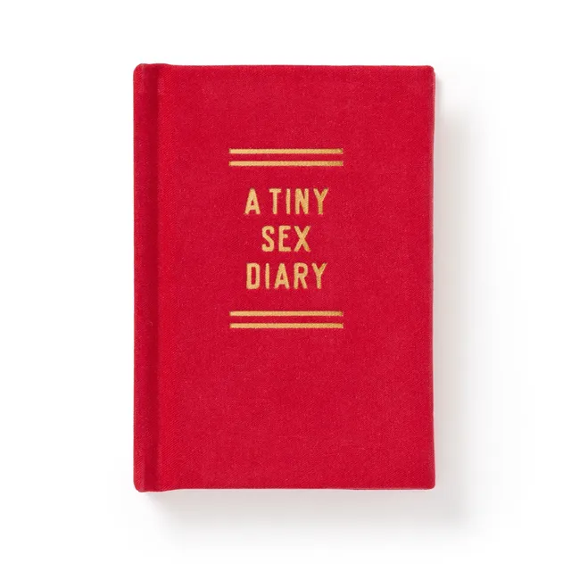 galison-tiny-sex-diary-mini-tagebuch-112-seiten-gold image 1