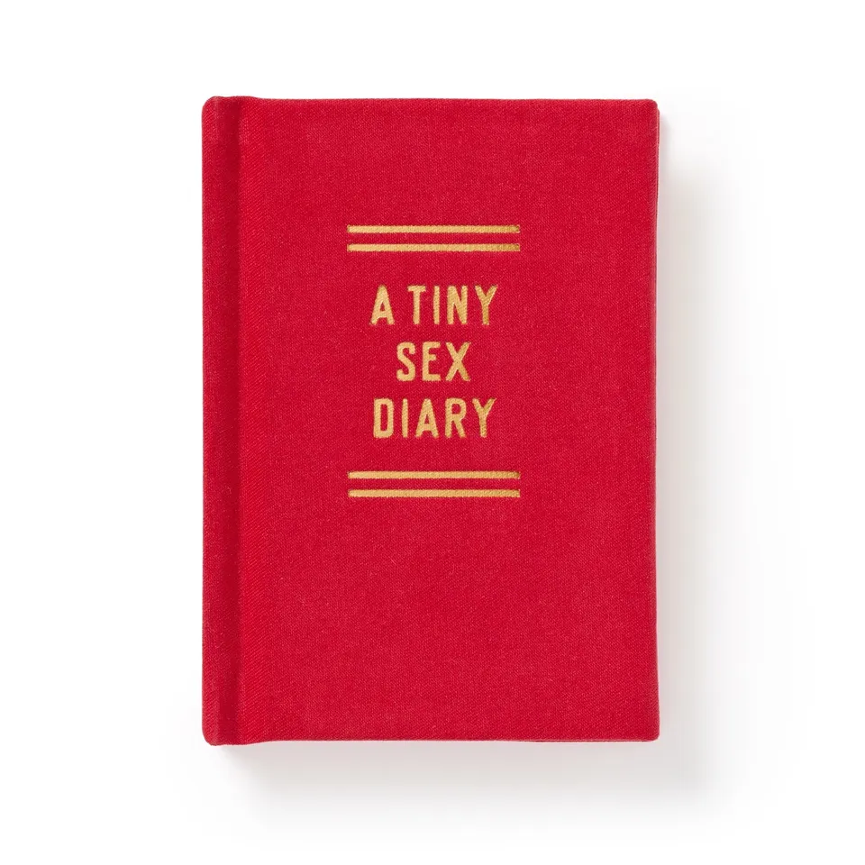 galison-tiny-sex-diary-mini-tagebuch-112-seiten-gold image 1